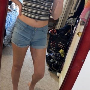 WAX jean shorts